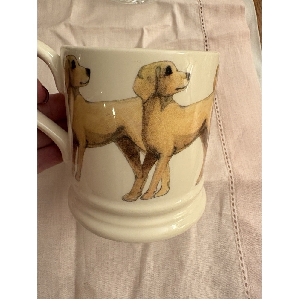 Emma Bridgewater Supporting Help For Heroes Yellow Labrador Coffee Mug Half Pint - Picture 3 of 16